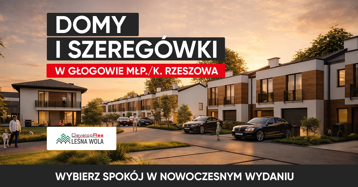 Nowe domy na osiedlu Leśna Wola już w sprzedaży!